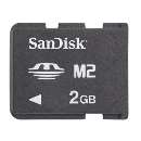 Cartão de memória m2 sandisk 2gb - R$ 31,99