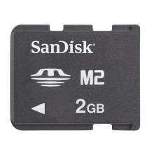 Cartão de memória m2 2gb sandisk - memory stick