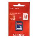 Cartão memória sdhc sandisk 8g - R$ 21,80