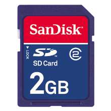 Cartão de Memória SD 2GB SanDisk