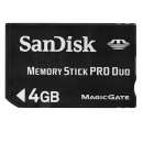 Memory stick pro duo 4gb sandisk - R$ 44,60