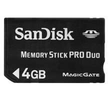 Memory stick pro duo 4gb sandisk