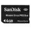 Memory Stick PRO Duo 4GB SanDisk