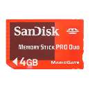 Memory stick sandisk 4gb game - R$ 61,50