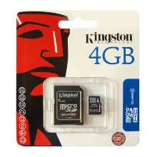 Cartão de memória micro sdhc 4gb kingston - sdc4/4gb