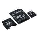 Microsdhc 8gb kingston c/ 2 adapt. - R$ 74,50
