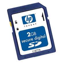 Cartão de memória sd 2gb hp