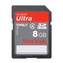 Cartão sdhc 8gb ultra sandisk - R$ 89,82