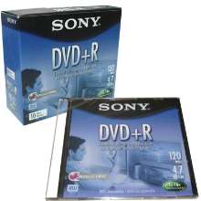Dvd+r sony 4.7gb 120min 16x lacrado