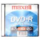 Dvd-r maxell 4.7gb 16x slim - R$ 2,19