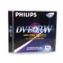 Dvd+rw philips 4.7gb 120min 4x - R$ 1,47