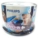 Dvd-r printable 4,7gb 16x philips - R$ 0,93