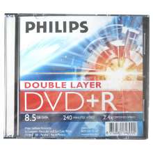 Dvd+r 8,5gb dual layer 8x philips