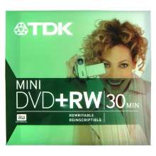 Mini dvd+rw tdk 1.4gb 30min camcorder