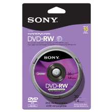 Mini dvd-rw 8cm sony accucore handycam 1.4gb