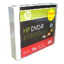 Dvd-r hp 4.7gb 16x estojo c/ 10uni - R$ 0,70
