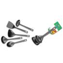 Conj. utensílios nylon - R$ 22,20