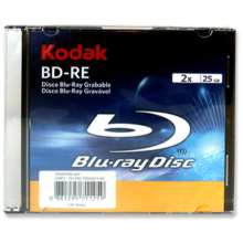Blu-ray regravável 25gb bd-re 2x kodak