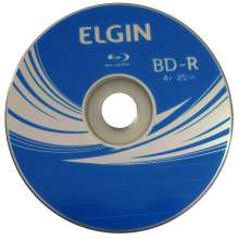 Midia bd-r blu-ray 25gb / 135 min 4x elgin