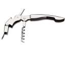 Saca-rolhas e abridor inox - R$ 13,70