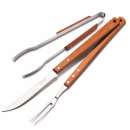 Faca, garfo e pegador grelhados - R$ 58,80