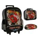 Mochila escolar power speed cinza - R$ 56,96