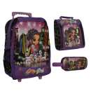 Mochila escolar city girl roxa - R$ 49,35