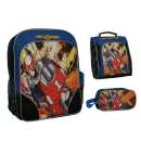 Mochila escolar racing moto azul - R$ 38,35