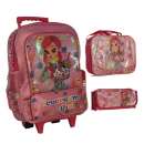 Mochila escolar ice cream rosa - R$ 56,96
