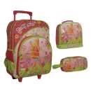 Mochila escolar pretty girl rosa - R$ 49,35