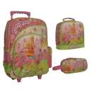Mochila escolar pretty girl rosinha - R$ 49,35