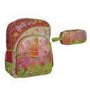 Mochila escolar pretty girl rosa - R$ 26,23