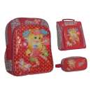 Mochila escolar glitter girl rosa - R$ 38,35