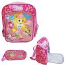 Mochila escolar glitter girl - R$ 38,35