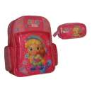 Mochila escolar glitter girl rosa - R$ 24,11