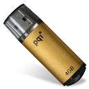 Pen drive 4gb u172p pqi gold - R$ 25,50