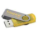 Pen drive kingston amarelo  4gb 101 - R$ 30,55