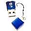 Pen Drive 4GB HP Azul Mini