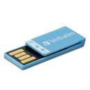 Pen drive 4gb clip-it verbatim azul - R$ 29,90