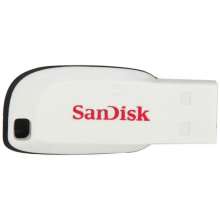 Pen drive 8gb sandisk cruzer blade edição limitada branco