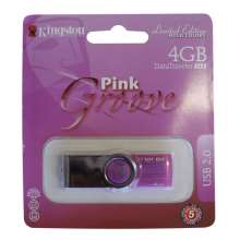 Pen drive 4gb datatraveler 101 g2, pink groove kingston