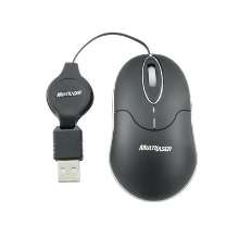 Mini mouse óptico emborrachado multilaser