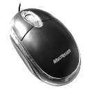 Mouse Óptico Preto USB Multilaser - R$ 9,60