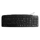 Teclado preto multimídia slim - R$ 18,90
