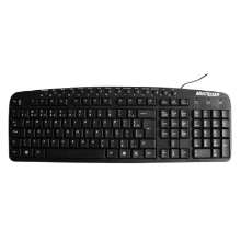Teclado preto multimídia slim multilaser ps2