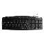 Teclado Preto Multimídia Slim