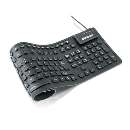 Teclado flexível preto usb  - R$ 30,56