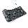 Teclado flexível compacto preto usb multilaser - tc092 - R$ 26,32