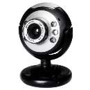 Webcam easycam aqua 1.3mp fortrek - R$ 38,65
