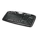 Teclado multimídia usb preto abnt2 - R$ 25,55